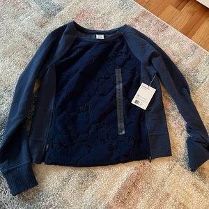 Jockey navy sweatshirt-never worn tags still on!